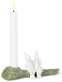 Vianočný kameninový svietnik Kähler Design Christmas Tales, dĺžka 19 cm