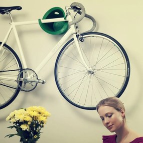 Vešiak a stojan na bicykel CYCLOC SOLO zelený