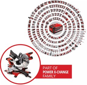 Einhell TE-SM 36/10 L Li-Solo Aku pokosová píla (36V/bez aku/254mm) 4300885