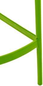 Plastová barová stolička DS10778434 - Zelená