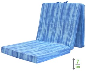 Skladací matrac THOMMY 60x190 modrý