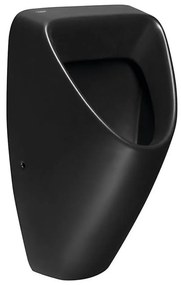 Bruckner - Pisoár SCHWARN, s zadným prívodom a zadným odpadom, so zabudovaným splachovačom, 6 V DC, čierny