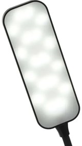 LED Stmievateľná flexibilná stolná lampa LED/12W/230V 3000K/4000K/6500K čierna