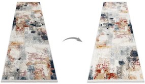 Koberec / behúň DISTIN 0144B biely / ružový / púdrový