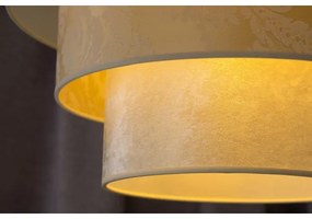 Duolla - Luster na lanku LUNETA 1xE27/40W/230V pr. 45 cm krémová