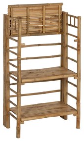 Bambusový regál v prírodnej farbe 61x104x34 cm Manali – Ixia