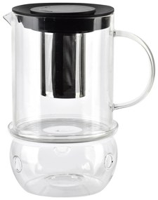 Skleněná čajová konvice PETER 1,1 l čirá