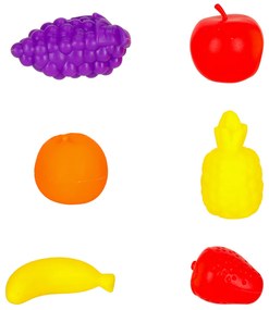 KIK Detský piknikový kôš - hračka set s ovocnými džúsmi, nápojmi a jedlom, 3+, bez batérií