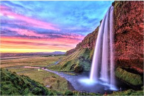 Obraz - Vodopád Seljalandsfoss (90x60 cm)