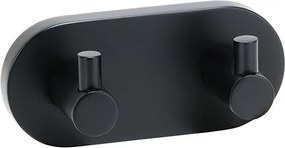 Bemeta Design DARK: Vešiak, s 2 háčikmi - 104405200