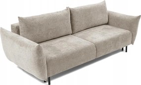 Pohovka trojsedačka Cinderella (béžová hnedá čierna)