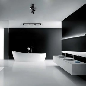 LED Bodové svietidlo TUNE 4xGU10/4,8W/230V čierna