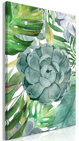 Artgeist Obraz - Tropical Flora (1 Part) Vertical Veľkosť: 40x60, Verzia: Na talianskom plátne