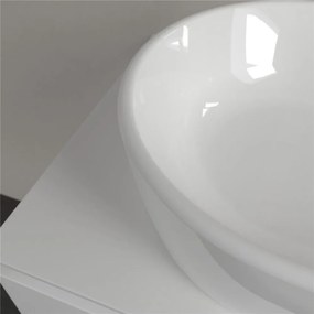 VILLEROY &amp; BOCH Architectura oválne umývadlo na dosku bez otvoru, s prepadom, 600 x 400 mm, biela alpská, 5A266001
