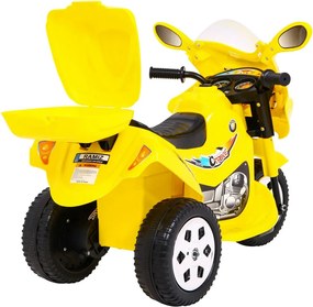 Ramiz Trojkolka BJX-088 elektrická motorka pre najmenších Žltá + zvuky + svetlá