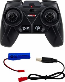 LEAN Toys Poľnohospodársky traktor s dopravníkovým pásom, diaľkovo ovládaný RC, s balíkom a svetlami, mierka 1:24