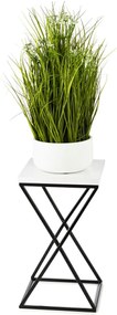 STOJAN NA KVETINÁČ LOFT6 40X24X24 CM ČIERNA/BIELA