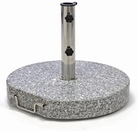 Garthen 1507 Stojan na slnečník (kruhový) - žula / nerezová oceľ, 40 kg