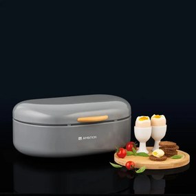 AMBITION Olivier chlebník gray, 35 x 24 x 14,5 cm