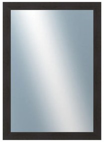 DANTIK - Zrkadlo v rámu, rozmer s rámom 50x70 cm z lišty 4020 hnedá (2767)