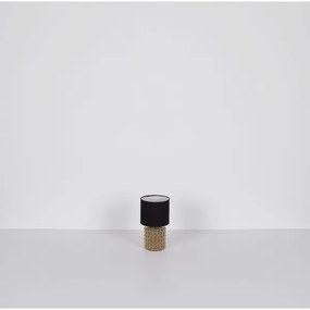 Globo 21626 - Stolná lampa VALENTINO 1xE14/40W/230V čierna/zlatá