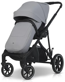 Súrodenecký kočík EasyGo Duoflex Cloudy Gray 2 športové časti