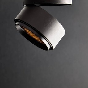 LOOM DESIGN Ray stropné LED Ø 9,3 cm 15 W čierna