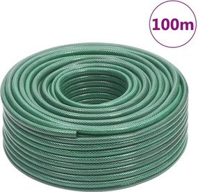 Záhradná hadica so sadou armatúr, zelená 0,5" 100 m, PVC