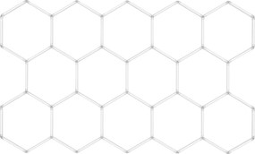 Toolight Toolight, LED stropné svietidlo HEXAGON, JNH052-H, biela, OSW-56244