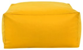 Taburetka žltá kocka ekokoža