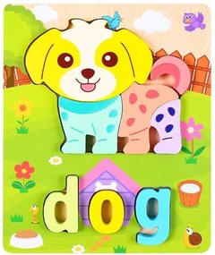 DAALO Anglické puzzle pro nejmenší - pejsek - AKCE!