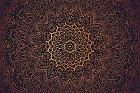 Samolepiaca tapeta vintage Mandala v indickom štýle - 225x150