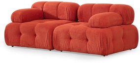 Dvojmiestna luxusná pohovka Doblo orange
