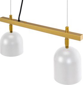 Toolight Toolight, závesné stropné svietidlo 2xE27 APP1032-2C, biela-zlatá, OSW-06983