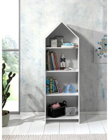 Bielo-svetlomodrá otvorená detská šatníková skriňa 173x171,5 cm CASAMI BRUGES – Vipack