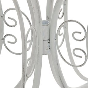 Kovový stôl GS13437402 - Biela antik