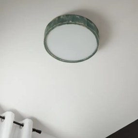 Brilagi - Stropné svietidlo PINO 2xE27/15W/230V borovica/zelená priemer 37,5 cm