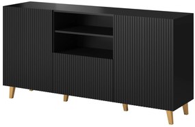 Cama Dizajnová komoda Pafos 2D1S - čierna