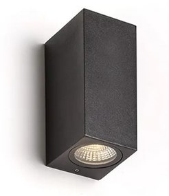 RED - Design Rendl - R12028 - LED Vonkajšie nástenné svietidlo KUBI 2xLED/3W/230V IP54