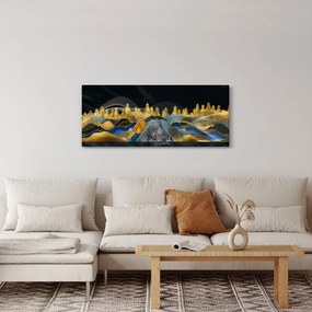 Obraz - Zlaté hory (120x50 cm)