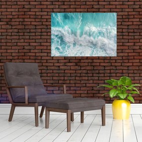 Obraz - Pohľad na vlny oceánu (90x60 cm)