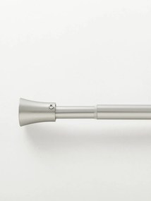 Garniža dvojradová Federico - brúsený nikel 120-210 cm