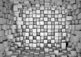 Fototapeta - Štvorce 3D (152,5x104 cm)