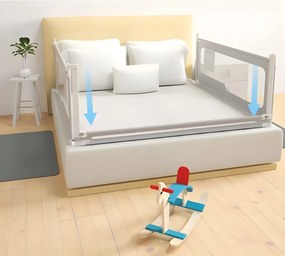 EcoToys Zábrana na posteľ 180 cm detská zábrana ECOTOYS