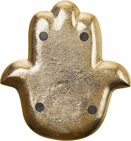 HAMSA Dekoračný podnos 20 cm - zlatá