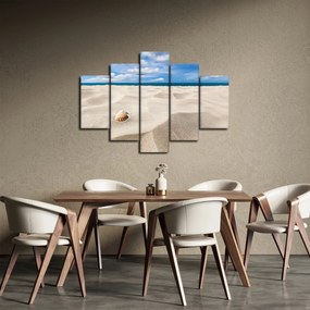 Obraz - Mušle na pláži (150x105 cm)