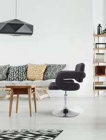 Kreslo Dublin - látka - Čierna