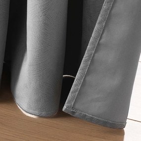 Antracitový zamatový záves 140x260 cm Olympe – douceur d'intérieur