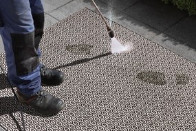 Kusový koberec Meadow 102474 Black – na von aj na doma, 200x290, čiernobiela, chodba / predsieň, Hanse Home