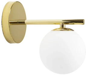 Toolight - nástenné sklenené svietidlo Classic APP684-1W, zlatá, OSW-05639